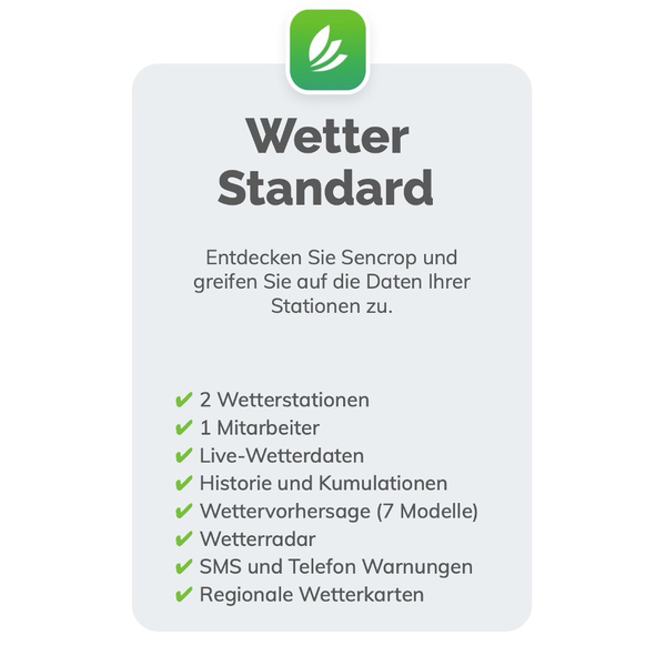 SENCROP Lizenz - Wetter Standard