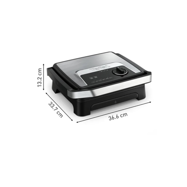 Kontaktgrill 2 000 W, Edelstahl, 3 Grillpositionen, Antihaft