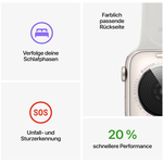 Apple Watch SE 2022 GPS 44mm Mitternacht Sportarmband Mitternacht