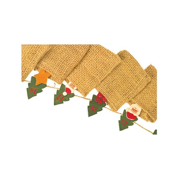 Adventskalender Jute-Säckchen