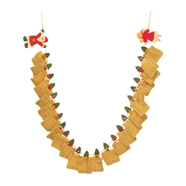 Adventskalender Jute-Säckchen