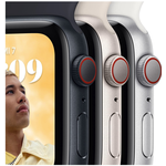 Apple Watch SE 2022 GPS 44mm Mitternacht Sportarmband Mitternacht