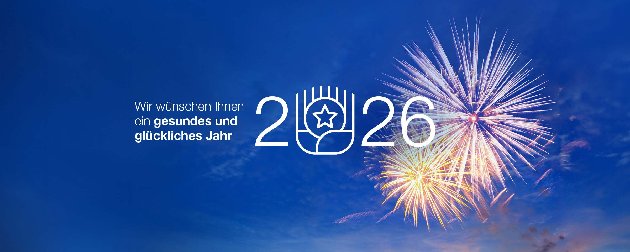Wir wünschen Ihnen ein gesundes und glückliches Jahr 2026